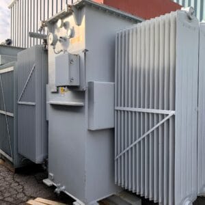Used 4000 KVA 27600Y16000 to 575Y332 x 480Y/277 3-phase station class oil filled transformer - RENTAL ONLY