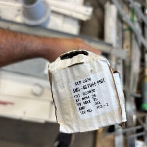 Surplus S&C SMD-40 25 KV 30E Power Fuse Model 823030, TCC 153-2