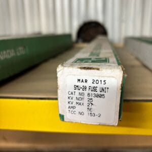 Surplus S&C SMU-20 25KV 5E Power Fuse Model 613005, TCC 153-2