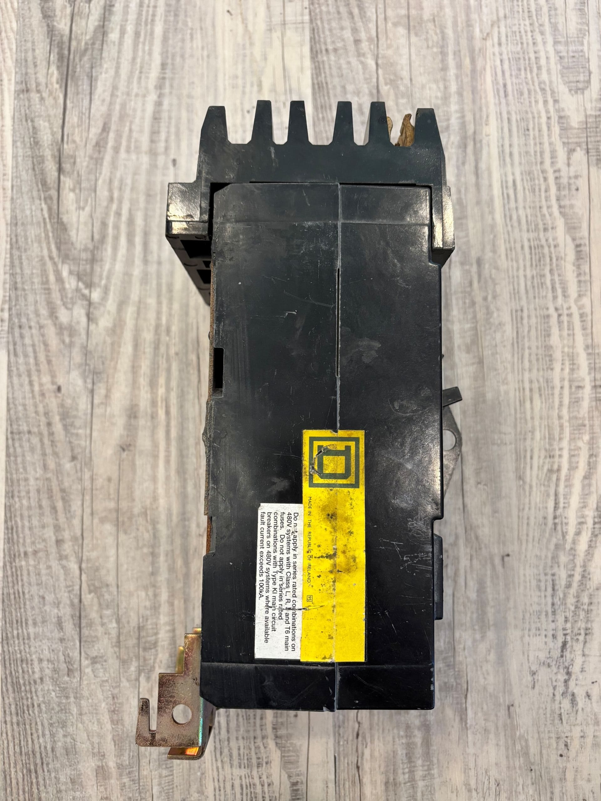 Used Square-D 200A 600V 3P I-Line molded case breaker model KA36200, 22KA - Image 3