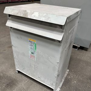 Used 112.5 KVA 600 Delta to 208Y/120 3-phase isolation dry transformer, N3R rated outdoor