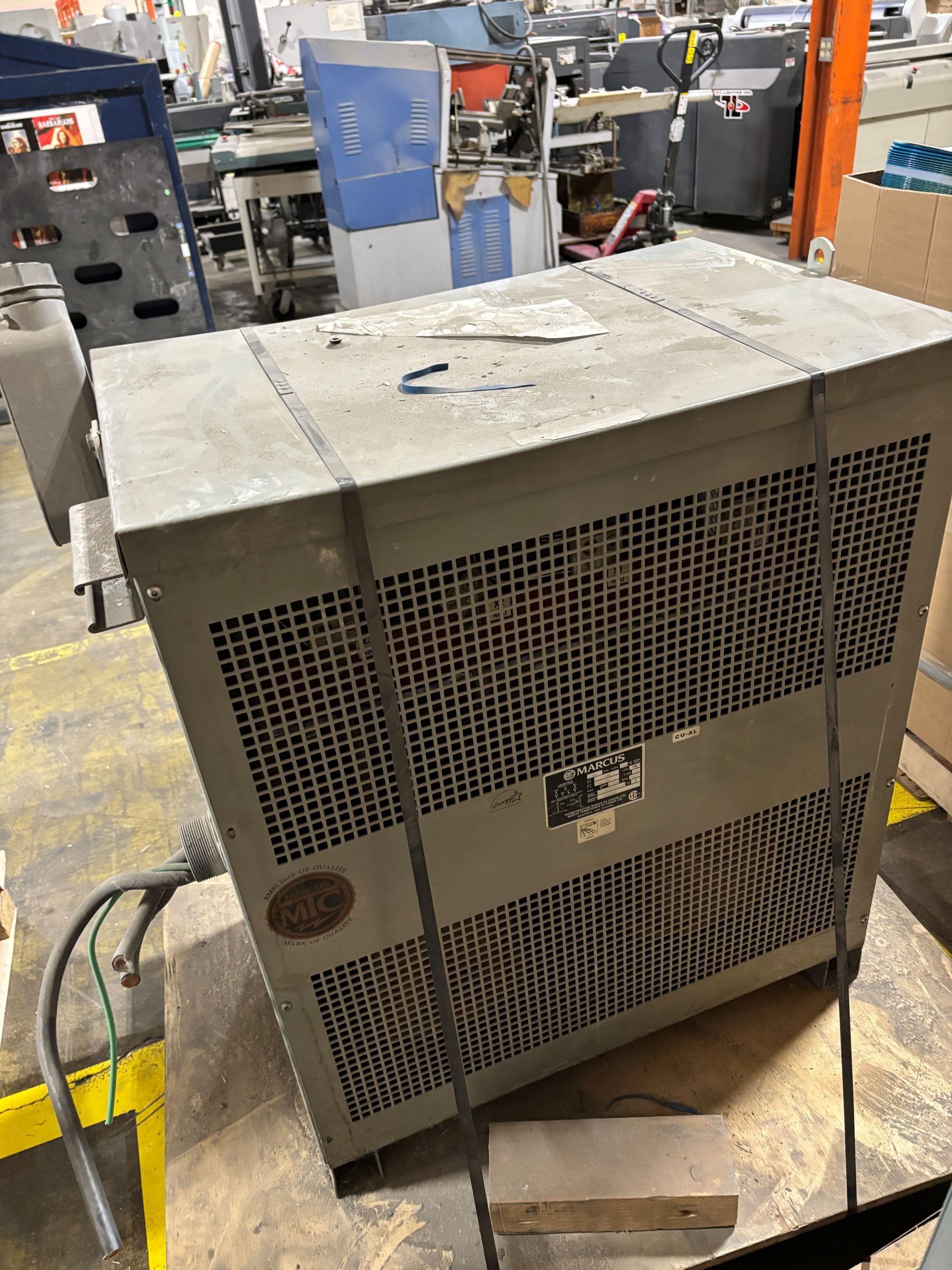 Used 150 KVA 600 Delta to 480Y/277 3-phase isolation dry transformer, N1 rated indoor - Image 3